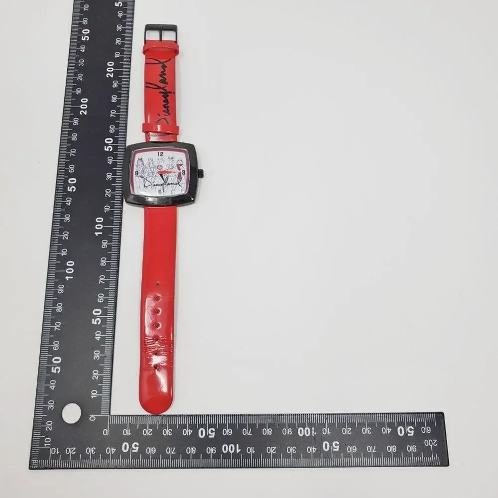 Disney Parks Disneyland DLR Disney Ladies Red Fashion Watch